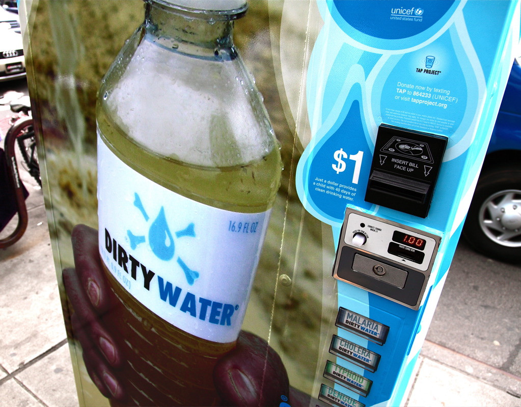 Dirty Water Vending Machine - Unicef